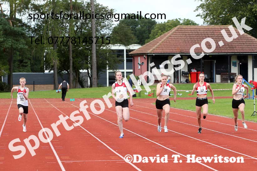 100 metres 08, NECAA Open Meeting, Morpeth, Sunday, March 23rd. David T. Hewitson/Sports for All Pics